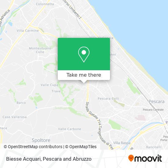 Biesse Acquari map
