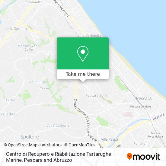 Centro di Recupero e Riabilitazione Tartarughe Marine map
