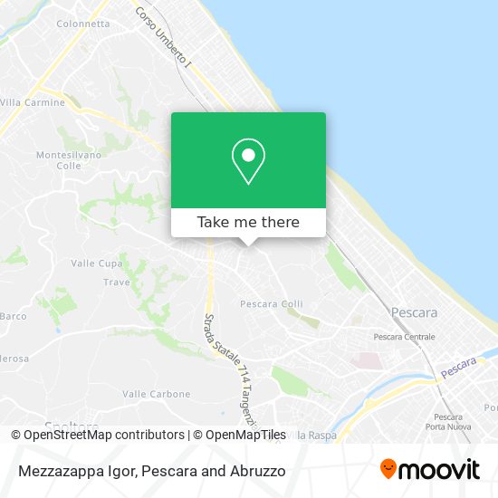 Mezzazappa Igor map