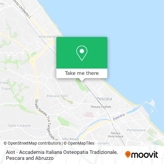 Aiot - Accademia Italiana Osteopatia Tradizionale map