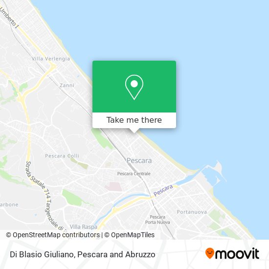 Di Blasio Giuliano map