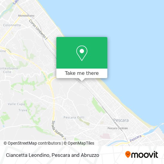 Ciancetta Leondino map