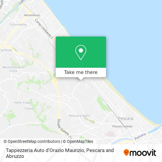 Tappezzeria Auto d'Orazio Maurizio map