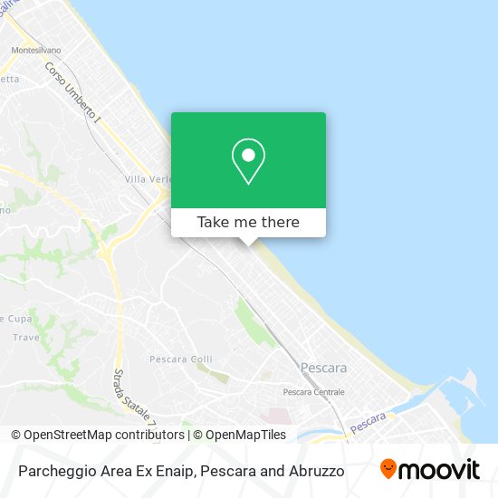 Parcheggio Area Ex Enaip map