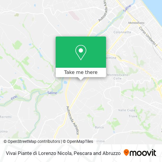 Vivai Piante di Lorenzo Nicola map