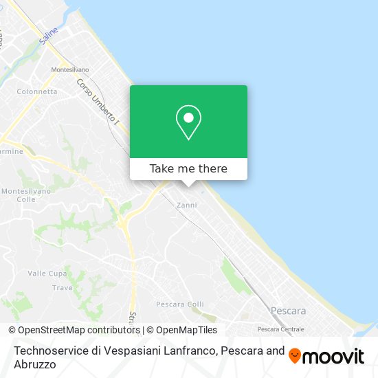 Technoservice di Vespasiani Lanfranco map