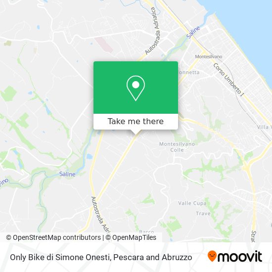 Only Bike di Simone Onesti map