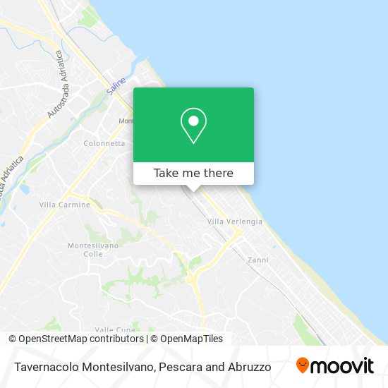 Tavernacolo Montesilvano map