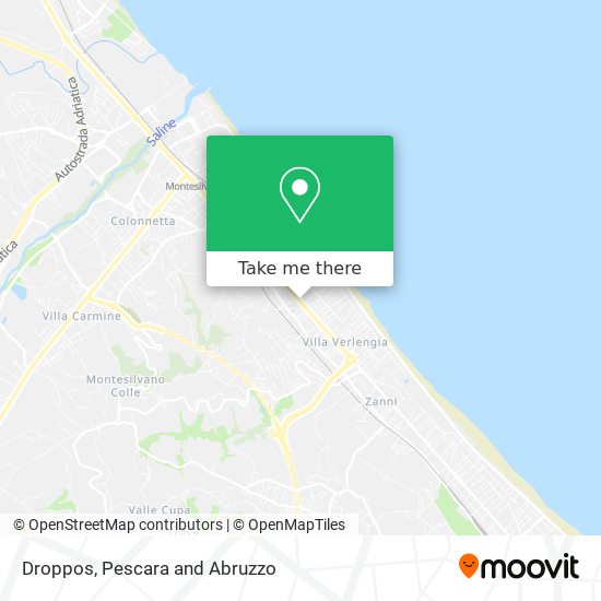 Droppos map