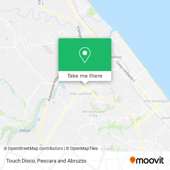 Touch Disco map