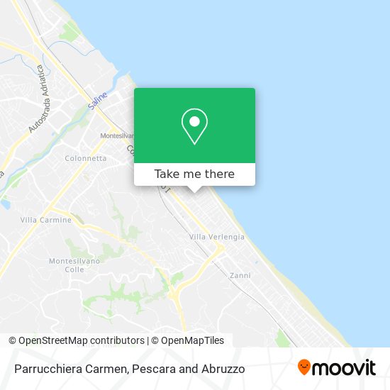 Parrucchiera Carmen map