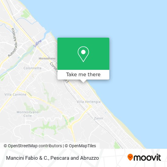 Mancini Fabio & C. map