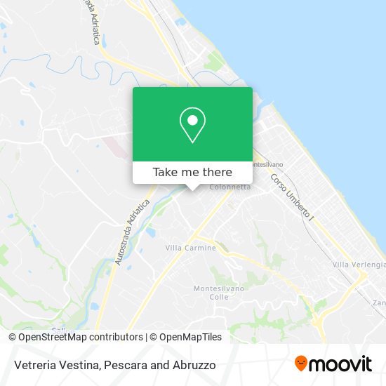 Vetreria Vestina map