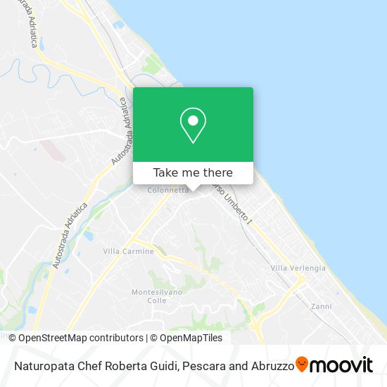 Naturopata Chef Roberta Guidi map