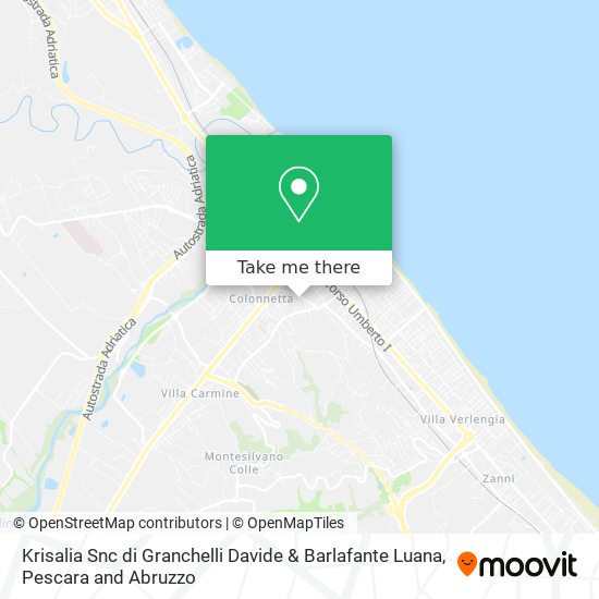 Krisalia Snc di Granchelli Davide & Barlafante Luana map