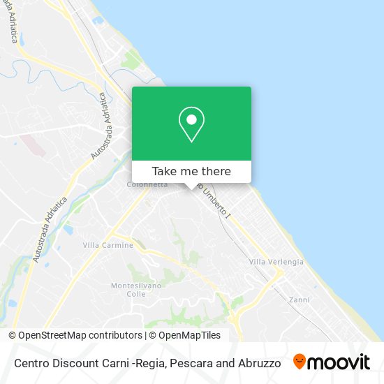 Centro Discount Carni -Regia map