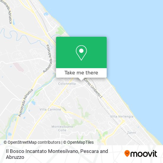 Il Bosco Incantato Montesilvano map