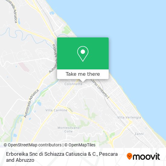 Erboreika Snc di Schiazza Catiuscia & C. map