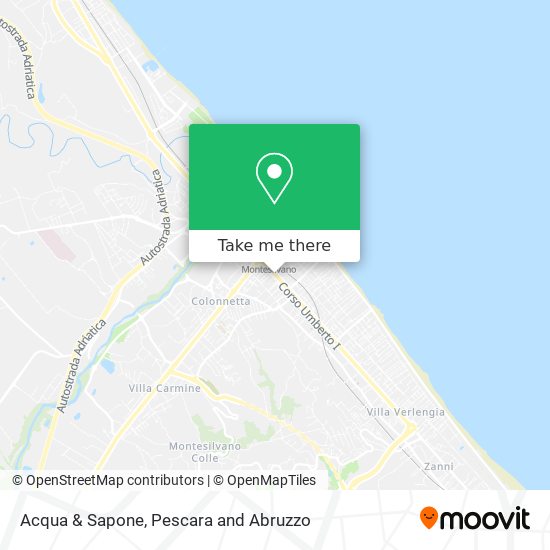 Acqua & Sapone map
