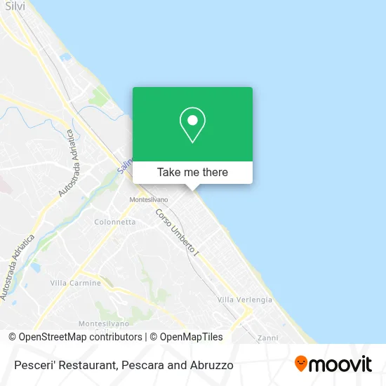 Pesceri' Restaurant map