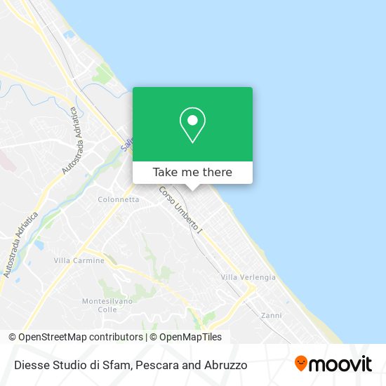 Diesse Studio di Sfam map