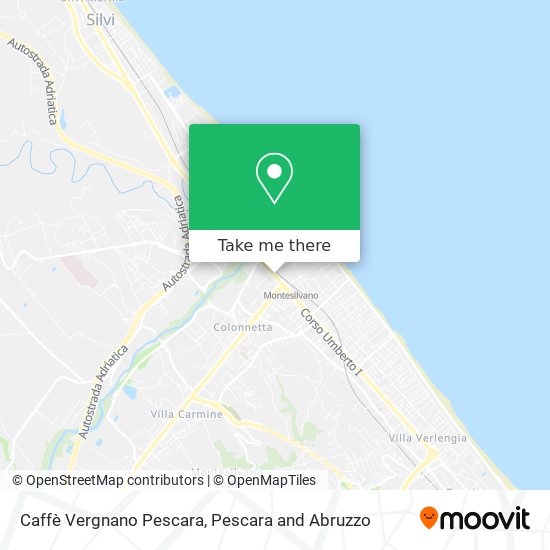 Caffè Vergnano Pescara map