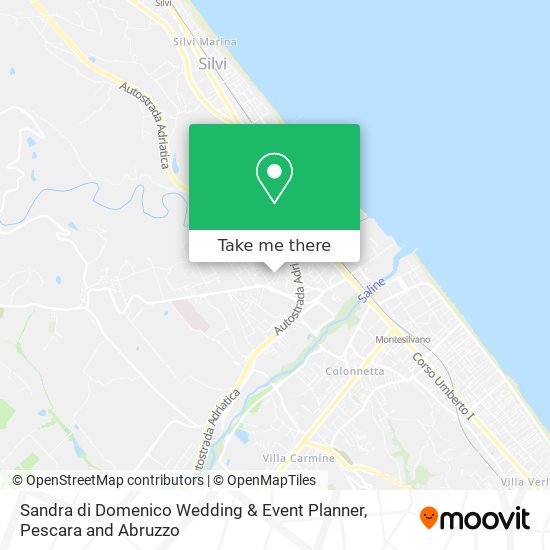 Sandra di Domenico Wedding & Event Planner map