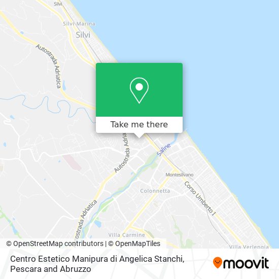 Centro Estetico Manipura di Angelica Stanchi map