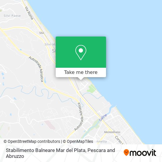 Stabilimento Balneare Mar del Plata map