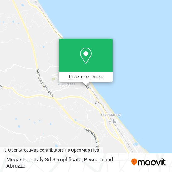 Megastore Italy Srl Semplificata map