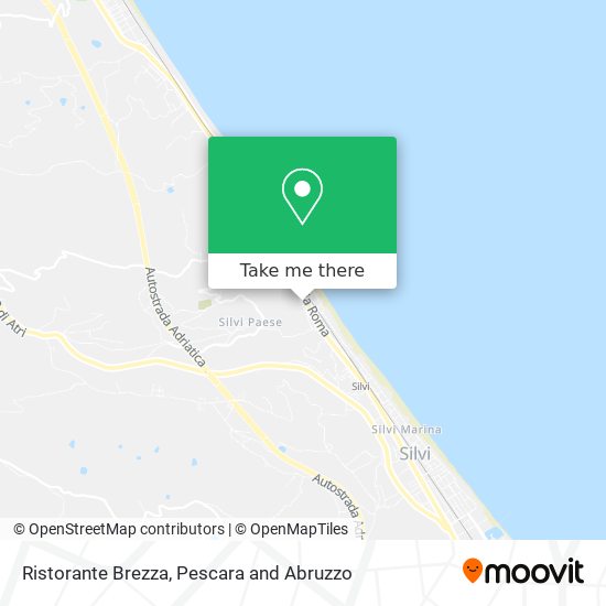 Ristorante Brezza map