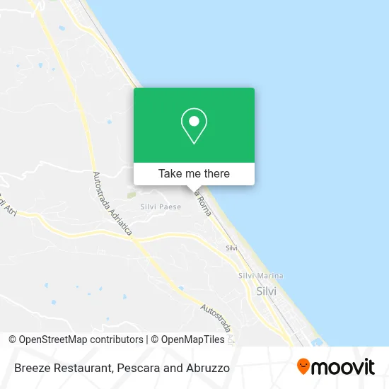 Breeze Restaurant map