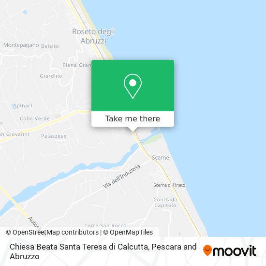 Chiesa Beata Santa Teresa di Calcutta map