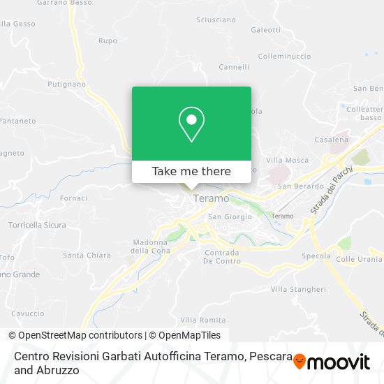 Centro Revisioni Garbati Autofficina Teramo map