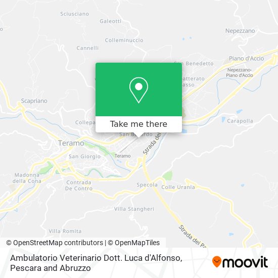 Ambulatorio Veterinario Dott. Luca d'Alfonso map