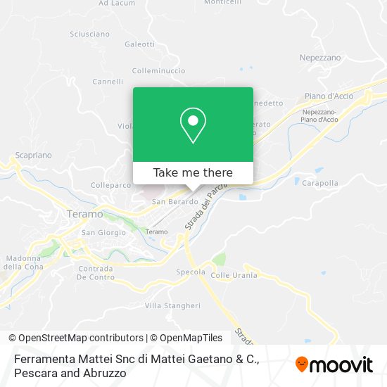 Ferramenta Mattei Snc di Mattei Gaetano & C. map