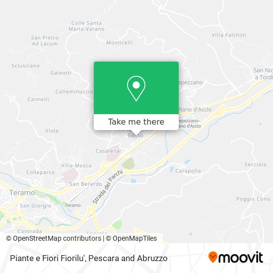 Piante e Fiori Fiorilu' map