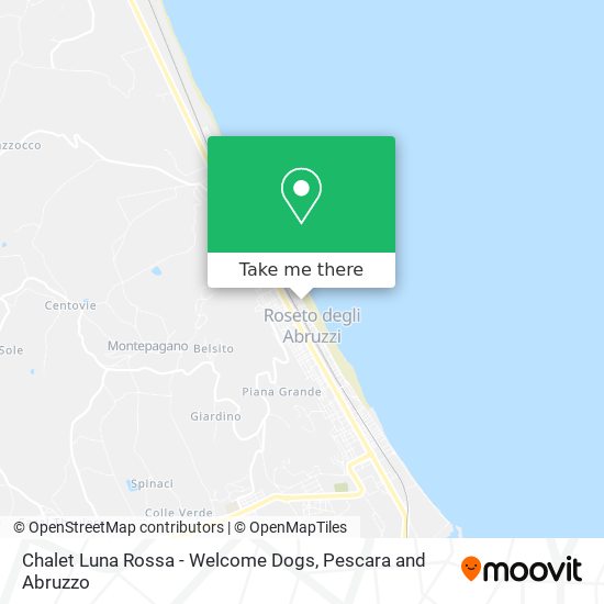 Chalet Luna Rossa - Welcome Dogs map