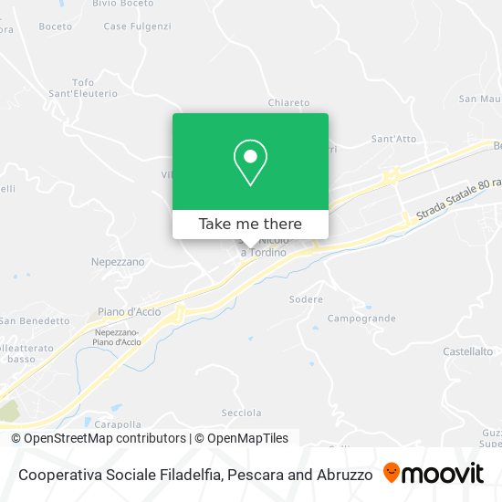 Cooperativa Sociale Filadelfia map