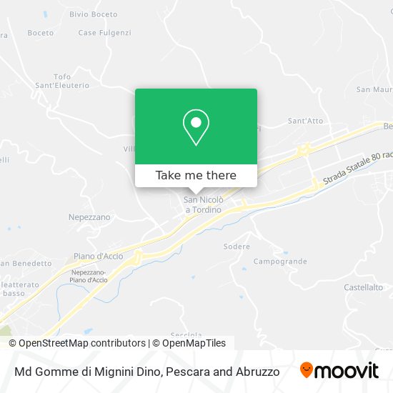 Md Gomme di Mignini Dino map