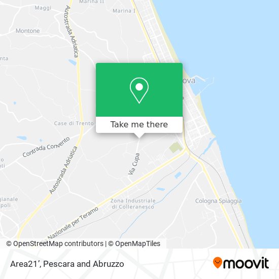 Area21’ map