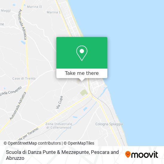 Scuola di Danza Punte & Mezzepunte map
