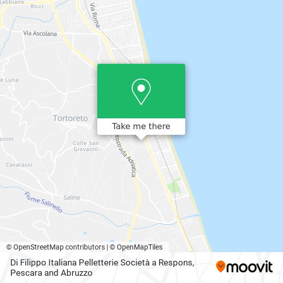 Di Filippo Italiana Pelletterie Società a Respons map