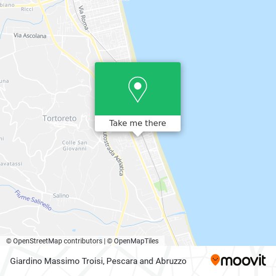 Giardino Massimo Troisi map