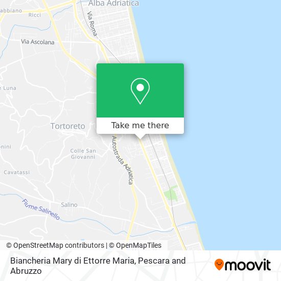 Biancheria Mary di Ettorre Maria map