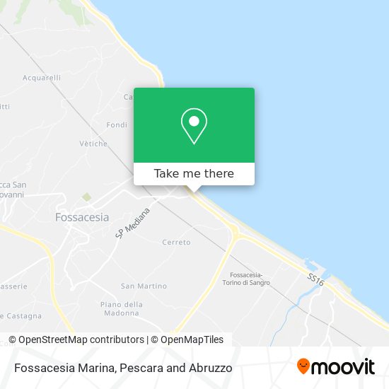 Fossacesia Marina map