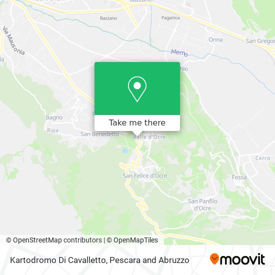 Kartodromo Di Cavalletto map