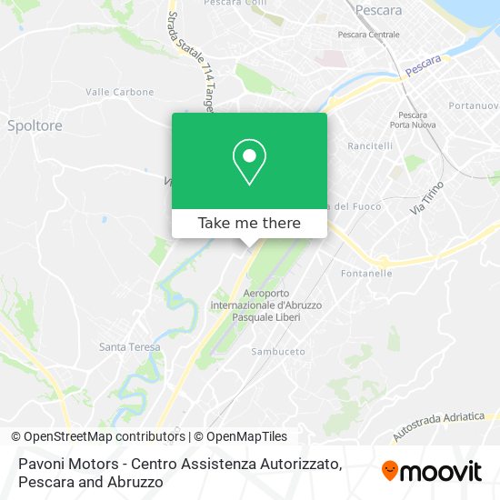Pavoni Motors - Centro Assistenza Autorizzato map