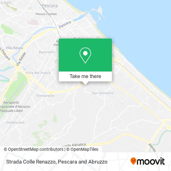 Strada Colle Renazzo map