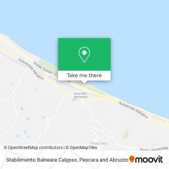 Stabilimento Balneare Calypso map